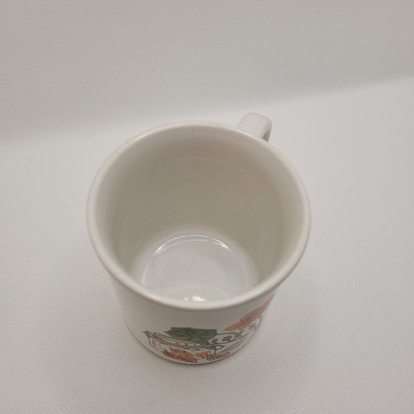 Vintage Nasturtium Botanical Healing Florals Coffee Mug - Picture 5 of 7